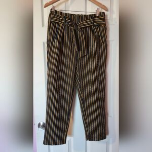 Like an Angel Striped Black and Yellow Pants